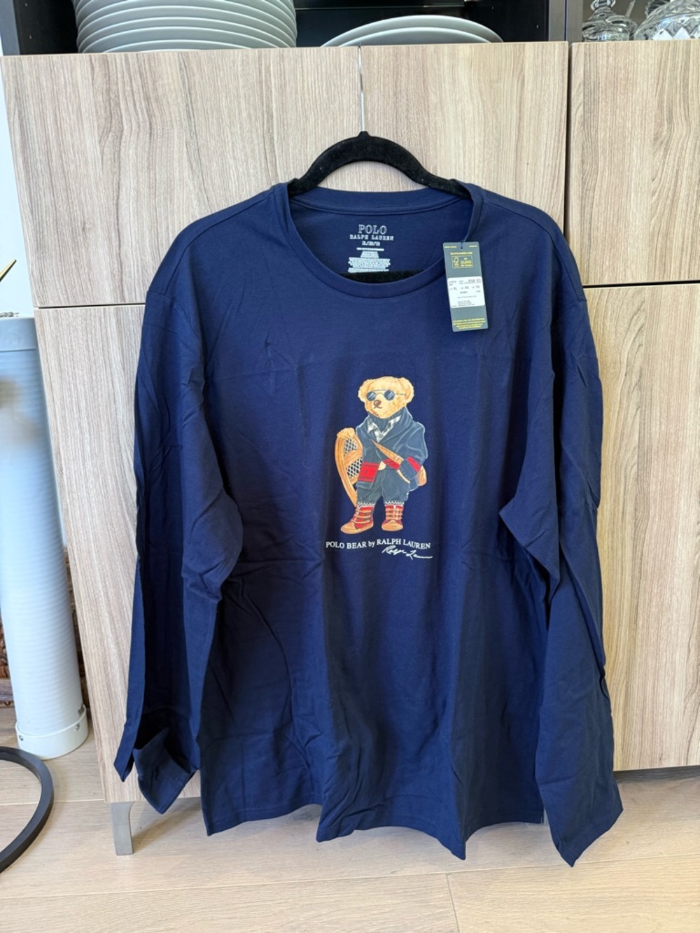 Ralph Lauren Navy Bear Graphic Tee